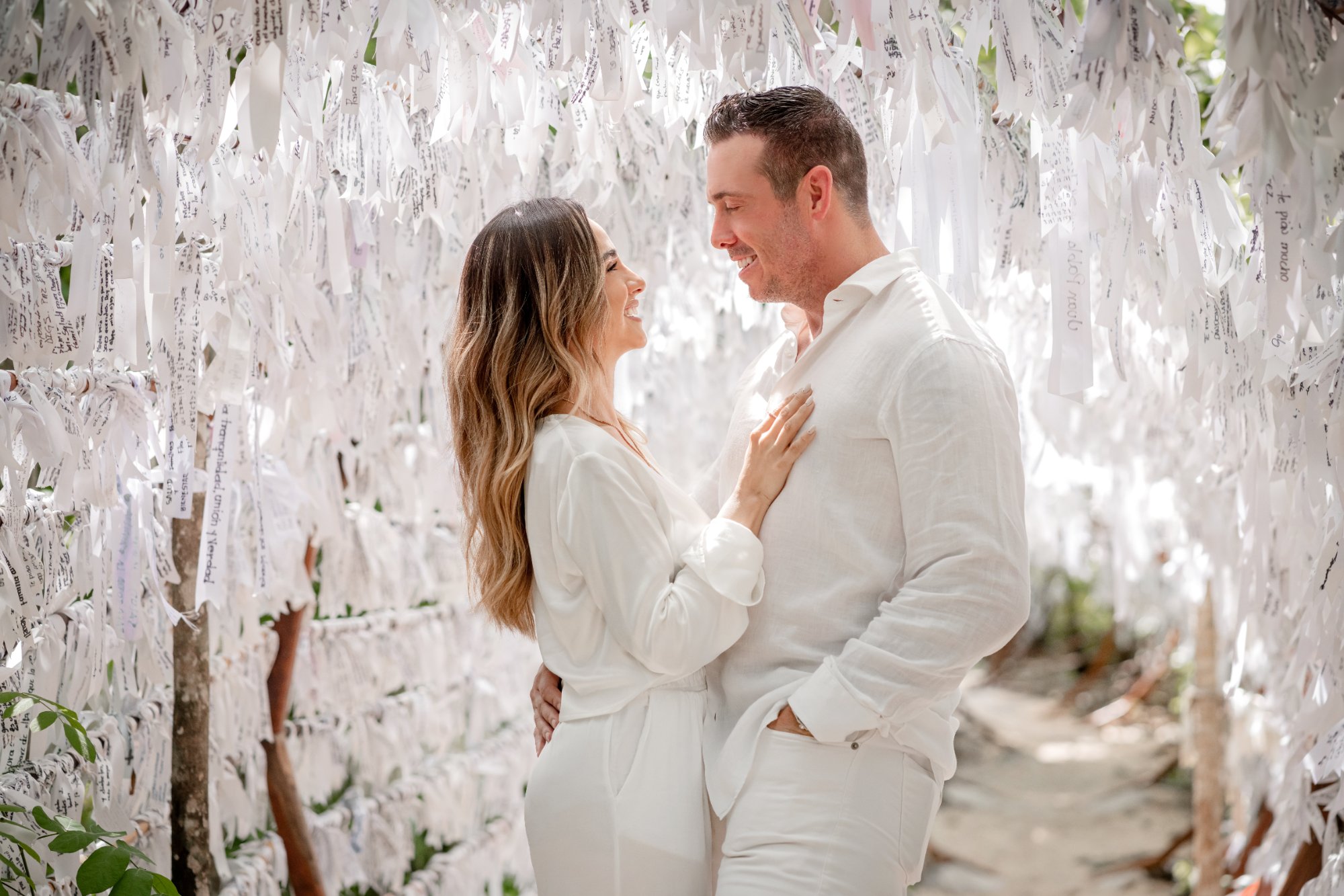 Anniversary couples session on Cancun beach by IVAE Studios