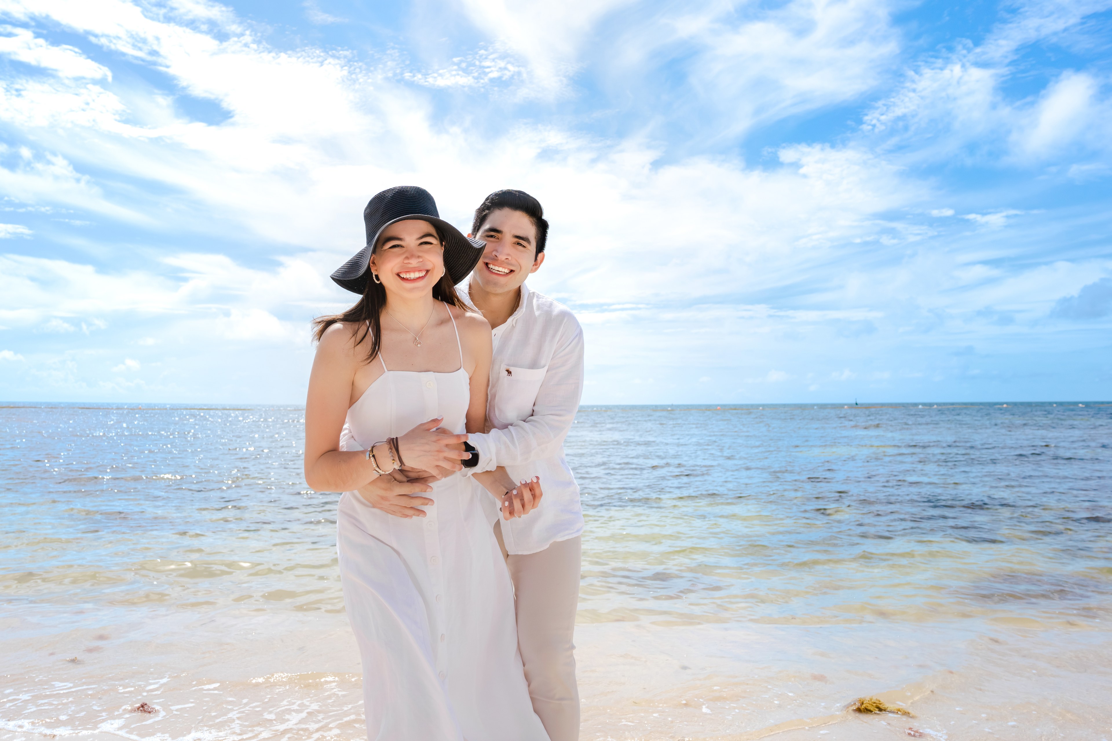 Couple at Tulum cenote
